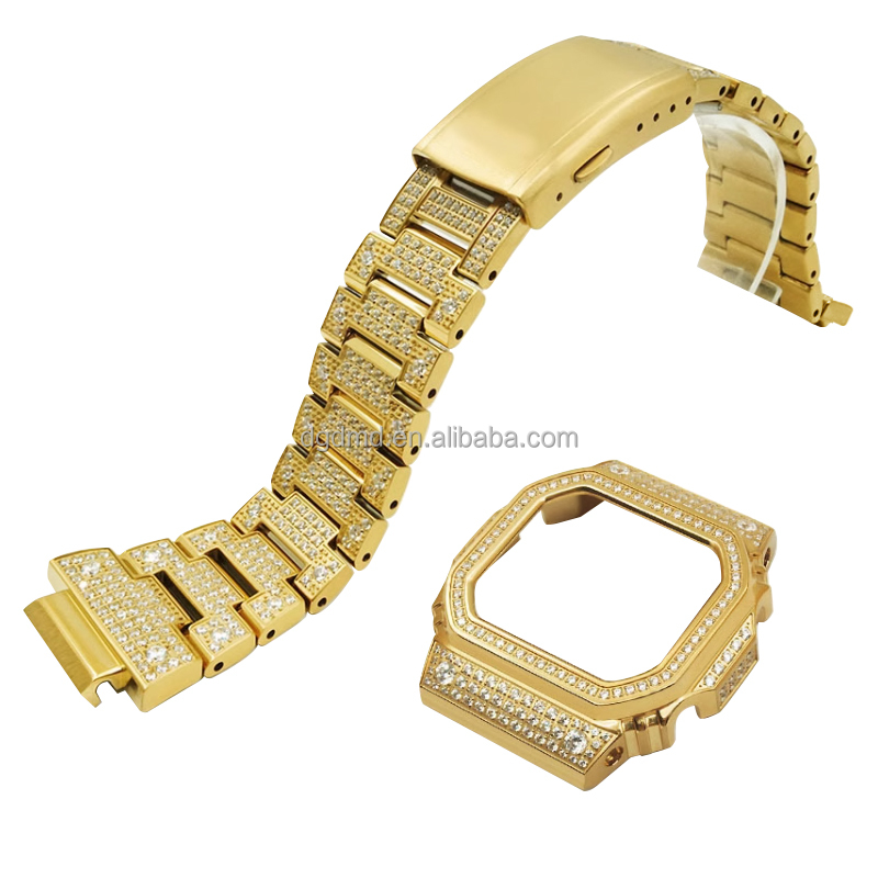 Conjunto de oro y diamantes