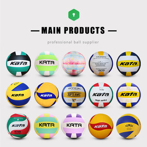 Aiju Palloni da <span class=keywords><strong>Pallavolo</strong></span> a Tre Colori Cuciti a Macchina in PVC per Allenamento a Prezzo Conveniente - Product Image 5