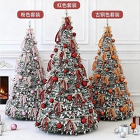 Sapin de Noël artificiel pliable NINI de haute qualité en pin, pré-décoré, facile à assembler, avec lumières LED personnalisées