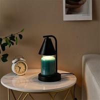 Lampe chauffe-cire de luxe à cire électrique de haute qualité Fondeur de bougie à intensité variable pour bougies parfumées Lampe à bougie descendante