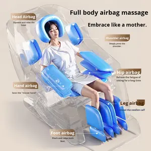كرسي تدليك شياتسو للاستخدام المنزلي عبر الحدود، تدليك كامل للجسم، أوتوماتيكي بالكامل، متعدد الوظائف، كهربائي ذكي، أريكة مدمجة على شكل كبسولة فضائية - Product Image 4
