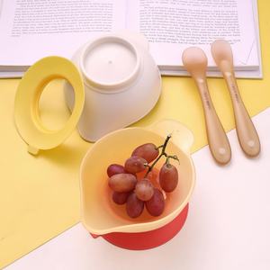 Cuenco <span class=keywords><strong>de</strong></span> entrenamiento <span class=keywords><strong>de</strong></span> pico <span class=keywords><strong>de</strong></span> pato Base <span class=keywords><strong>de</strong></span> succión extraíble <span class=keywords><strong>Cuchara</strong></span> suave Material PP <span class=keywords><strong>para</strong></span> alimentar a los bebés Gachas y uso <span class=keywords><strong>de</strong></span> sopa - Product Image 1