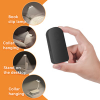 Mini lampe de lecture LED rechargeable par USB, 2 températures de couleur, design à clip, pour enfants et adultes, portable, pour la lecture au lit, protection des yeux