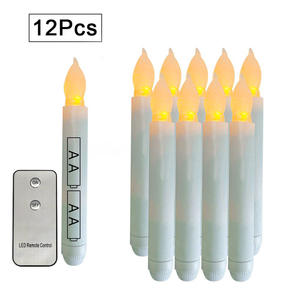 <span class=keywords><strong>Bougie</strong></span> de décoration pour la maison avec mèche mobile télécommandée 3D Real Flame LED électrique sans flamme à piles - Product Image 5