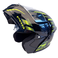 Casque de moto modulaire rabattable de haute qualité DOT pour la vente en gros, idéal pour la course automobile et moto