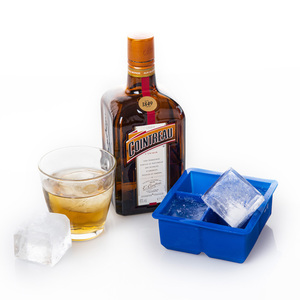 Moule à glaçons en silicone écologique à 4 cavités, échantillon gratuit, pour <span class=keywords><strong>whisky</strong></span>, cocktails, jus et boissons, facile à démouler - Product Image 3