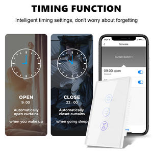 Interruptor Inteligente para Cortinas Graffiti Wifi 2.4Ghz, Control por Aplicación, Voz, Alexa, Google Home, Temporizador Remoto, Protección Contra Sobrecargas - Product Image 3