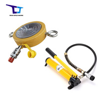 Kit de vérin hydraulique en acier allié mini portable, pompe à huile ultra-fine, capacité >50T, SG-327 pour ponts de levage synchrones