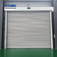 Puerta Enrollable de Aluminio de Alta Velocidad, Anti-Robo, Flexible, Económica, con Buen Aislamiento y Material Resistente