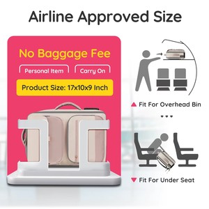 Vacuum Seal Expandable Unisex Microfiber Synthetic Leather <strong>Backpack</strong> Hand Pump Luggage Tag RFID Pocket Compression for <strong>Laptop</strong> - Product Image 6