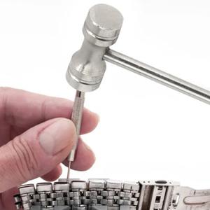 Juego de 2 Herramientas de Reparación de Relojes con Martillo Mini, Martillo de Joyería de Acero Inoxidable de Doble Cabeza, Herramienta para Quitar Correas de Reloj de Metal - Product Image 2