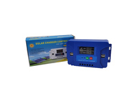 Contrôleur de charge solaire PWM Santer PK30 30A 12V 24V 360W Max PV 4USB avec écran LED numérique et convertisseur d'éclairage