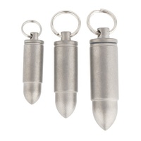 Titane Mini scellé étanche stockage boîte à pilules étui à parfum pendentifs EDC outils écologique maison extérieur boîte à pilules accessoires