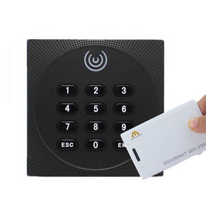 Sistema de control de acceso a la puerta a prueba de agua IP64 Lector de tarjetas KR602 Wiegand <span class=keywords><strong>Proximity</strong></span> RFID <span class=keywords><strong>125Khz</strong></span> Lector de tarjetas con teclado - Product Image 6