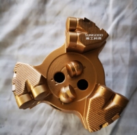 Usine 101mm Trois ailes PDC Concave Foret PDC Drag Bit PDC Blade Bit pour le forage de puits