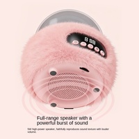Nouveau mini haut-parleur portable en peluche de dessin animé 5.0 5W 1000-2000mAh, cadeau créatif de vacances pour enfants, haut-parleur portable