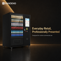 BANDENG 6610Pro 22T - Gabinete Expendedor Personalizado con Rango de Refrigeración de 4°C a 25°C, con Doble Capa de Vidrio para Exhibición de Productos