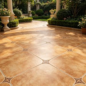 Piastrelle Antiscivolo Moderne in Stile Francese 600x600 Opache Resistenti agli Acidi e Antibatteriche per Ville, Supermercati, Bagni e Giardini - Product Image 4