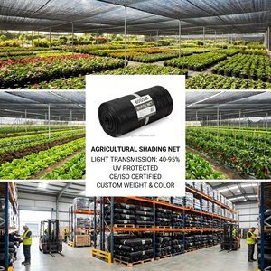 Voile d'ombrage professionnelle noire haute densité traitée anti-UV, taux d'ombrage 30%-95%, pour cultures agricoles en extérieur - Product Image 5