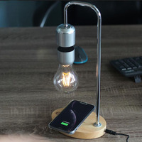 Plate-forme de lévitation flottante dispositif de lévitation magnétique ampoule LED Table en bois aimant de bureau lampe à lévitation