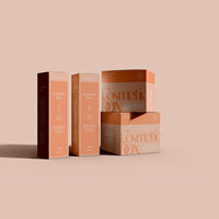 Boîtes d'Emballage Personnalisées de Luxe avec Logo, Biodégradables, Pliantes, en Carton, pour Cosmétiques, Huile Capillaire, Parfum, Rouge à Lèvres