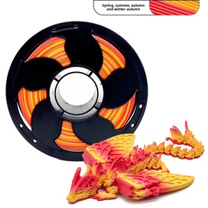 Filamento de impresión 3D Yiqiu3D Tuosen, filamento PLA mate, filamento PLA arcoíris mate, filamento PLA de 1 kg compatible con Tuozhu - Product Image 2
