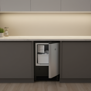 Máquina de Hielo Integrada Vevor, Produce 15 Libras de Hielo en Cubos por Día, Acero Inoxidable, Puerta Reversible, Electrodoméstico de Cocina - Product Image 2