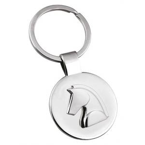 Llavero Decorativo con Diseño de Caballo, Moderno y Bonito, Portamonedas, Hecho de Aleación de Zinc, Cuero y Metal, para Llaves - Product Image 1