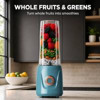 Mixeur de table puissant avec tasse de voyage 600 ml, mixeur personnel pour jus et smoothies, sans BPA, usine OEM ODM