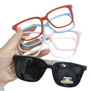 Custom Logo 2026 Fashion Men Women Colorful <b>Clip</b> on Sun Glasses Multifunctional <b>Clips</b> with 5 in 1 - Product Image 1