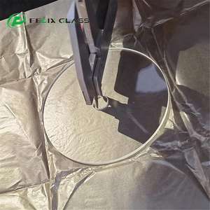 กระจกคุณภาพสูง FELIX K9/กระจกซิลิกาหลอม/กระจกคริสตัลแซฟไฟร์ พร้อมรู  ฝาครอบกระจกใส - Product Image 1