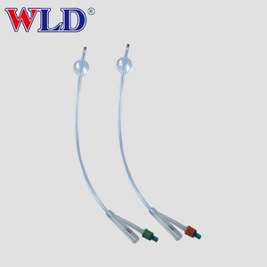 <span class=keywords><strong>สาย</strong></span>สวนปัสสาวะซิลิโคนทางการแพทย์ 100% แบบ 2 ทาง ได้รับมาตรฐาน CE ISO คุณภาพสูง - Product Image 3