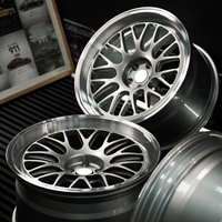 Velg Mobil DJJ Custom 17 18 19 20 21 Inch 6061 Forged Alloy 5x112 5x120 Cekung untuk Mobil Penumpang E36 E46 E90 F30 F90