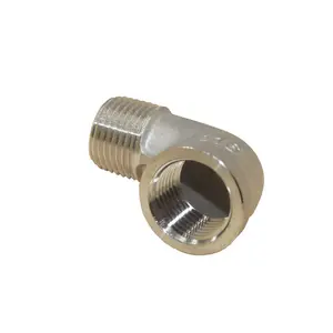 Hot Selling 3000lb Sch40 Thread 1/2 Npt Male 1 Inch 90 Degree Elbow With Best Quality