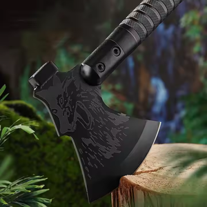 High Carbon Steel Emergency Survival Kit Double Blade Tactical Battle Aluminum <b>Handle</b> 47cm Camping Hiking Emergency - Product Image 4