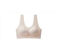 Soutien-gorge de sport une pièce sans coutures avec coussinets intégrés, effet liftant et anti-affaissement, et contrôle des poignets latéraux