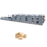 (A + B)* 2 Machine à coller pliante ondulée haute performance JY1650A 2000A 2400A double pièces 3 à 5 couches