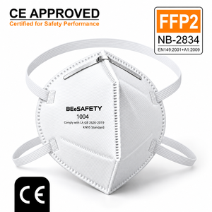 Masque KN95 certifié CE EN 149, respirateur certifié, masque jetable non tissé, masque anti-poussière pour adulte - Product Image 1