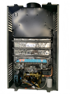 Chauffe-eau à <span class=keywords><strong>gaz</strong></span> instantané sans réservoir de 8 L de qualité supérieure, GPL propane, avec <span class=keywords><strong>tuyau</strong></span> d'<span class=keywords><strong>évacuation</strong></span> et écran LED - Product Image 5