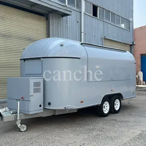 Camion-restaurant mobile de rue pour la vente de glaces, prix d'usine, remorque alimentaire standard à vendre - Product Image 3