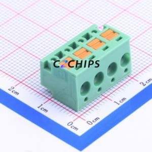 1805533 Spring Terminal Block P=5mm Connector ( Pitch: 5mm )( Number of Pins per Row: 4 )( Rated Current: 10A ) - Product Image 1