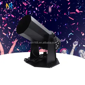 Fábrica vendas diretas Rainbow Paper Confetti Machine Color Paper máquina com controle dmx para casamento e festa