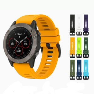Correa de Repuesto de Silicona <span class=keywords><strong>para</strong></span> Reloj Garmin Fenix <span class=keywords><strong>5</strong></span> 6 7 Instinct 2X, Correa Deportiva de 22mm 26mm - Product Image 1