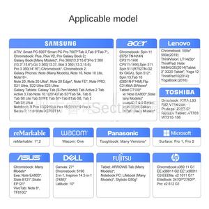 Stylet capacitif électromagnétique anti-touch pour Acer, corps en plastique, 4096 niveaux de pression, pointe remplaçable - Product Image 2
