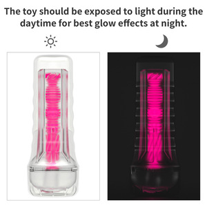 Linterna masturbador masculino niñas hombres Stroker estrella realista Vagina juguete sexual que brilla en la oscuridad - Product Image 4
