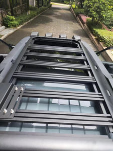 Panier à bagages universel pour toit de voiture Panier à bagages 4x4 Cross Bar Frame Ranger Solution de rangement de bagages de voiture en alliage d'aluminium durable - Product Image 4