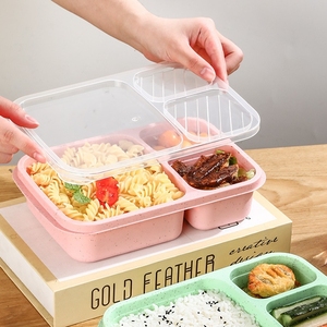 ภาชนะใส่อาหารสำหรับโรงเรียนกล่องเบนโตะแบบแบ่งช่องกล่องใส่อาหารใช้ซ้ำได้ - Product Image 2