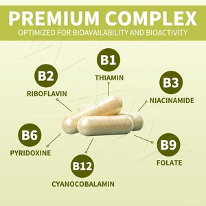 Capsules de <span class=keywords><strong>Vitamine</strong></span> B Complexe à Haute Absorption à <span class=keywords><strong>Prix</strong></span> Réduit, 60 Capsules Végétaliennes, Mélange Bioactif <span class=keywords><strong>B1</strong></span> <span class=keywords><strong>B6</strong></span> B12, Formule Premium, Stimule l'Énergie - Product Image 3