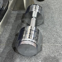Ensemble d'haltères réglables robustes de 20 kg avec poignée ergonomique et verrouillage rapide pour l'entraînement de force