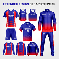 Ensemble de vêtements de football personnalisés, en polyester respirant, pour les joueurs de club de football adultes et enfants, maillots d'entraînement et de match